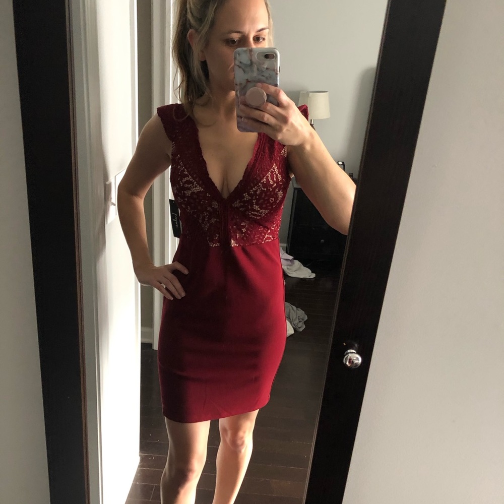 Red Lulu’s dress